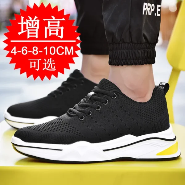 Luxury Elevator Shoes Men Sneakers Height Increasing Invisible 10cm Heighten Sports Shoes Man Taller Lift White Shoes - AliExpress