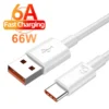 6A Super Fast Charging Type-C USB Cable