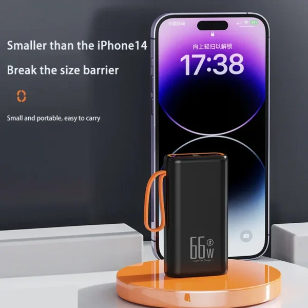 2025 Exquisite 30000mAh Power Bank 66W PD Fast Charging Portable Charger