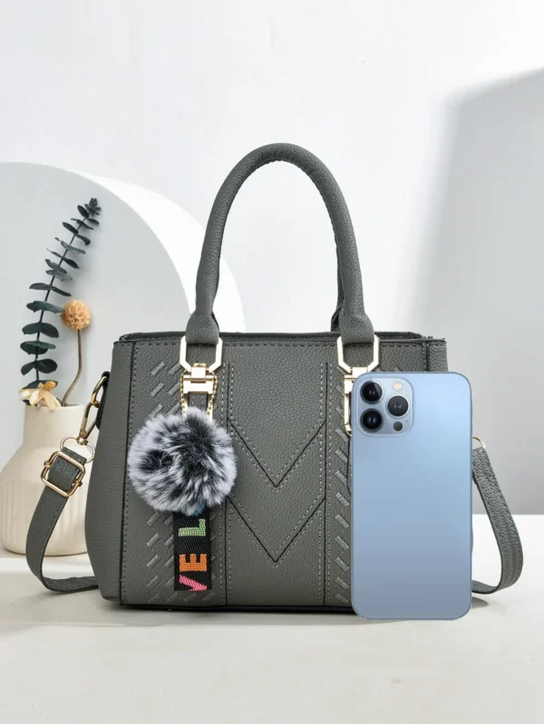 Fashionable large capacity embroidered crossbody bag for women