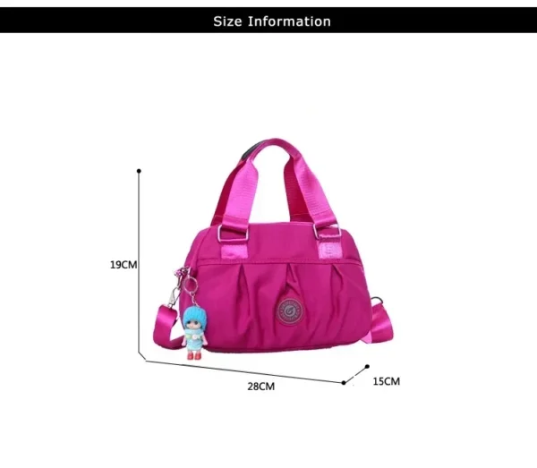 Women Handbags Casual Nylon Cross Body