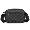 Fashion Printing Men's Shoulder Bag PU Leather