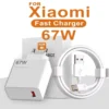 67W USB Fast Charger for Xiaomi