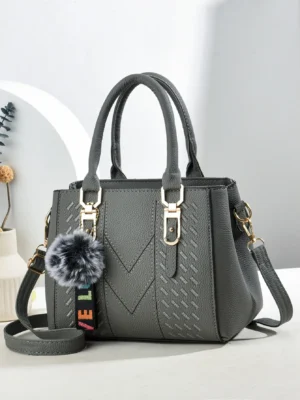 Fashionable large capacity embroidered crossbody bag for women