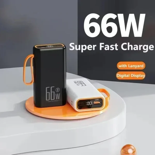 2025 Exquisite 30000mAh Power Bank 66W PD Fast Charging Portable Charger