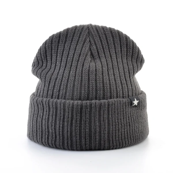 He7dbe8523eb34284957ba44cefeaae14m.webp Winter Hats For Men Knitted Wool Solid Color Beanie Hat.