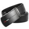 Men's Leather Belts Fashion Automatic Buckle Cowskin.