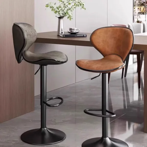 Minimalist Fashionable Bar Stool Front Desk High Foot Stool.