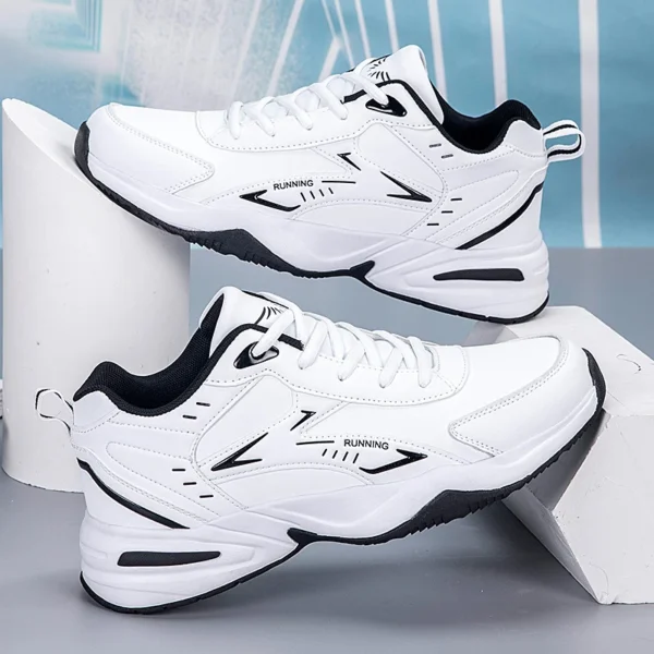Thick Sole Versatile Clunky Sneaker for Men 2024 New Trend.