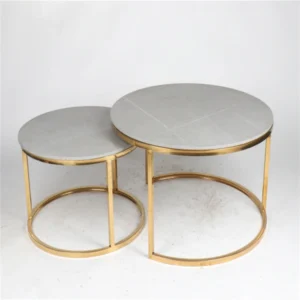 S8034495a058b4895b25f9400a7056fd3o.webp New Design Modern Cheap Round Luxury Marble Veneer Metal Leg