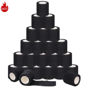 S82cd7856d7dd4d139bf9c97cedcb7902b.webp 5/10/20Pcs Black Tattoo Grip Bandage.