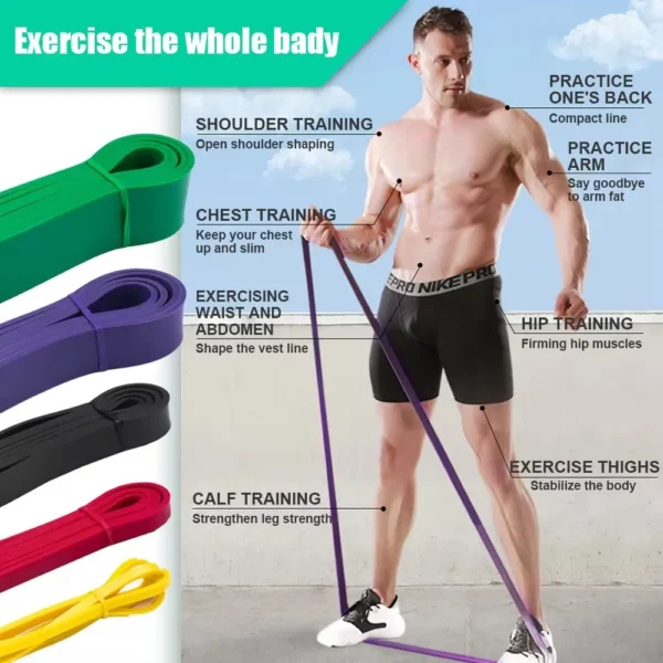 Sa0b57564487e448ba881e15cab5d9edcH.webp Resistance Band Pull Up Assistance Bands Stretch Heavy Workout.