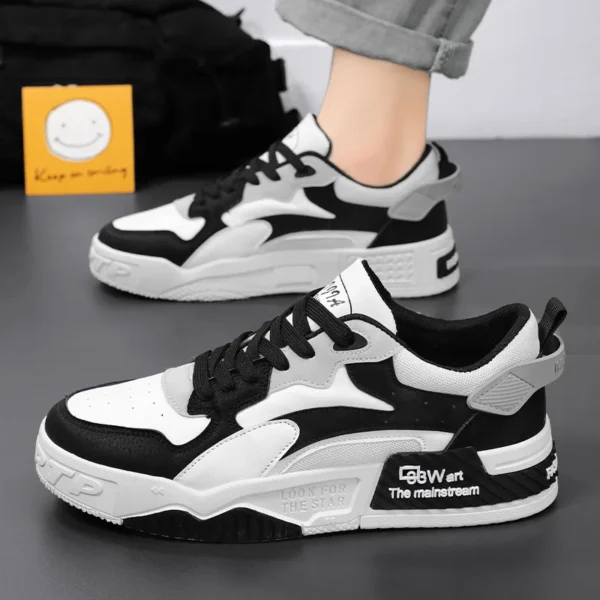 New Autumn Men's Sneakers Men's Comfortable Platform Shoes.