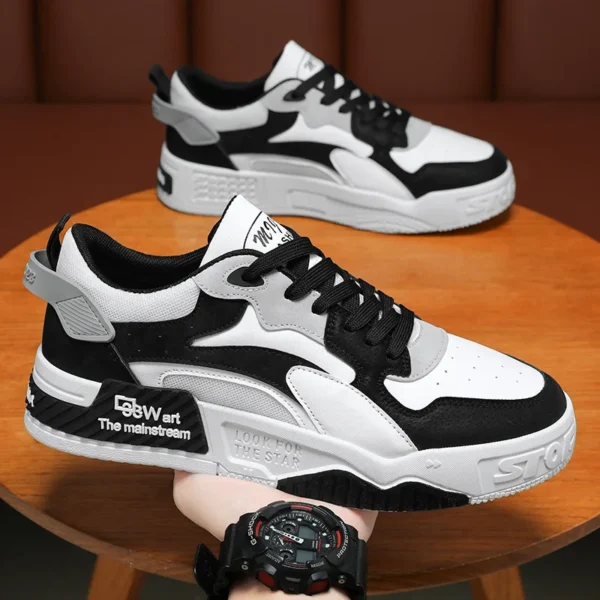 New Autumn Men's Sneakers Men's Comfortable Platform Shoes.